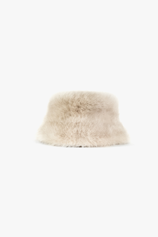 Bucket Hat in Shearling