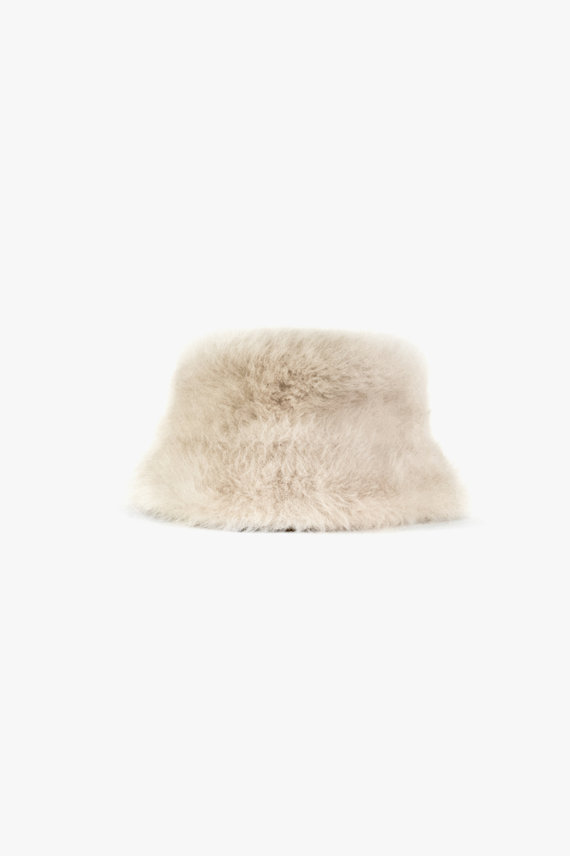 Bucket Hat in Shearling