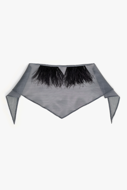 Haut bustier en soie