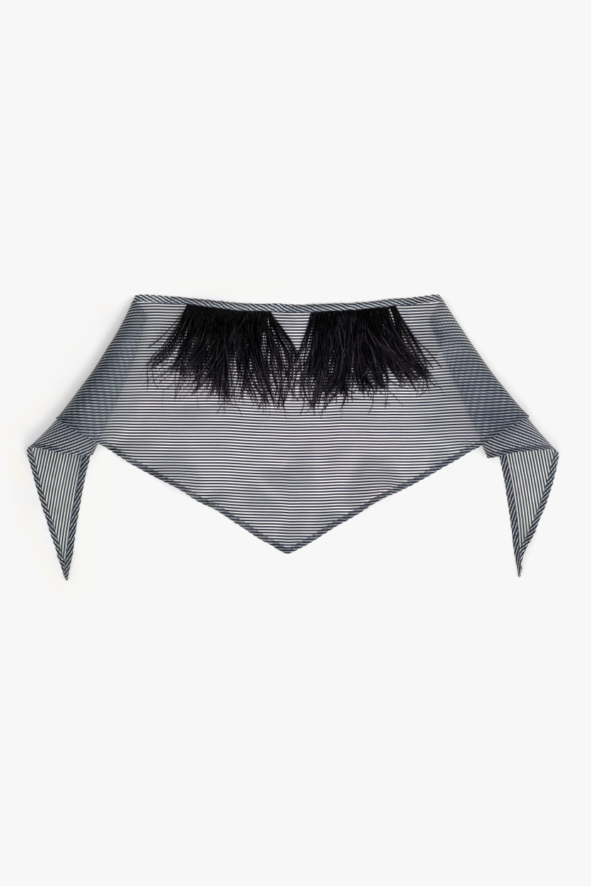 Haut bustier en soie