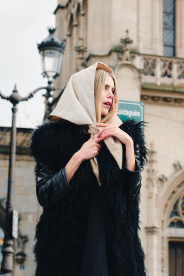 Silk Glitter Headscarf