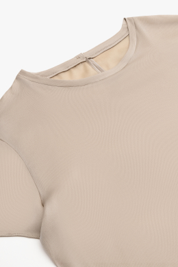 Silk Crewneck T-shirt